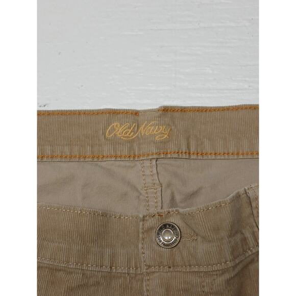 Old Navy Beige 16 Regular Corduroy Khaki Comfor Foit Dress Casual Boot Cut Jeans - Picture 7 of 11